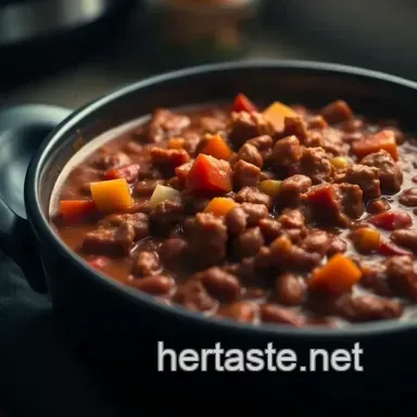 Speedy Smoky Instant Pot Chili: A Hearty Delight! presentation