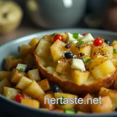 Speedy Spud: The Ultimate Microwave Baked Potato presentation