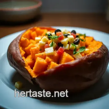 Speedy Microwave Sweet Potato: Ready in Minutes! Recipe Card