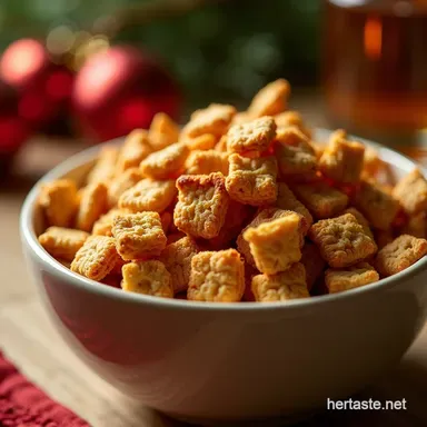 The Ultimate Sweet and Savory Holiday Chex Mix Recipe Recipe Card