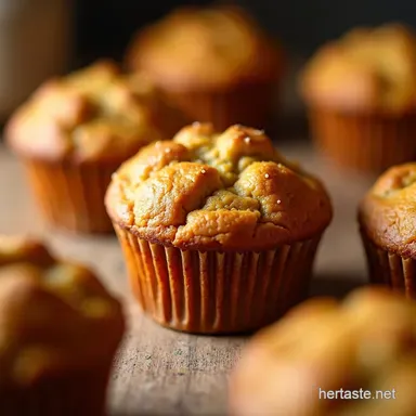Healthy Greek Yogurt Pumpkin Muffins My Spiced Fall Treat Recipe Card