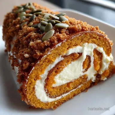 Pumpkin Spice Desserts: Light Spiced Roulade Recipe Recipe Card