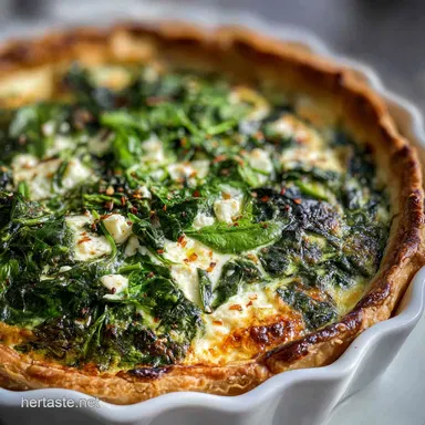 Phyllo Dough Recipe with Spinach: Crispy Baked Recipe Card