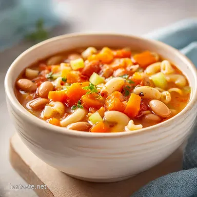 Stanley Tucci Pasta Fagioli in 40 Minutes Recipe Card