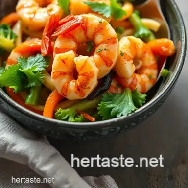 Discover the Best Steam Shrimp & Veggies – Quick & Healthy Meal! Recipe Card