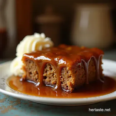 The Ultimate Sticky Toffee Pudding Recipe Card Printable Recipe Card