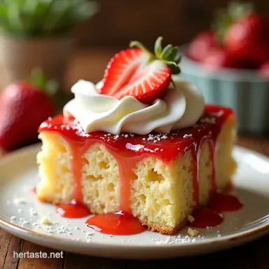 Strawberry Sunshine Cake Deliciously Light Shortcake Dream Recipe Card