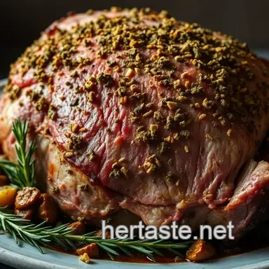 Succulent Herb-Crusted Roast Lamb: The Ultimate Centrepiece