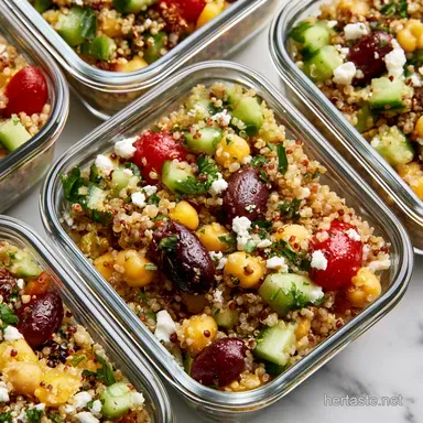 Easy Summer Quinoa Salad Meal Prep Ideas