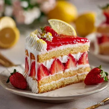 Summery Strawberry Lemonade Cake: The Ultimate Zesty Layer Cake