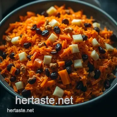 Discover My Grandmother's Ultimate Carrot and Raisin Salad Recipe Recipe Card