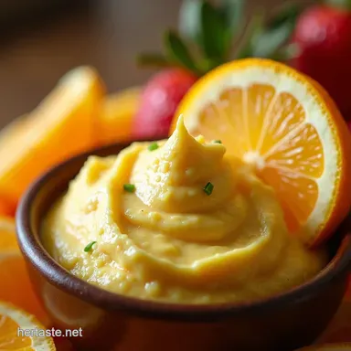 Sunshine Citrus Cloud Fruit Dip A Quick 5Minute Recipe Recipe Card