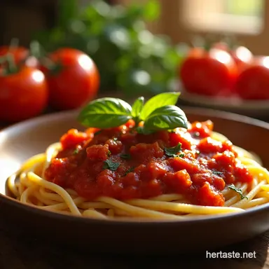 Sunshine in a Pot Homemade Marinara Sauce with Fresh Tomatoes Recipe Card