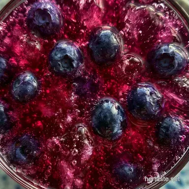 Sweet Blueberry Cardamom Drink: 15 Min Recipe Card