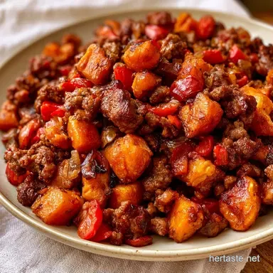 Sweet Potato Skillet in 30 Minutes Recipe Card