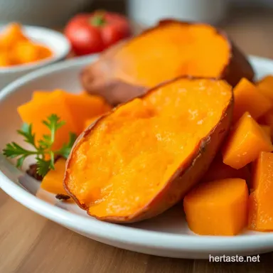 Microwave Sweet Potato: Soft & Fast in Minutes! Recipe Card