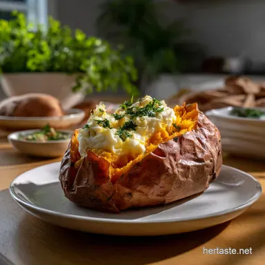 Sweet Potato Souffl Recipe: Silky Spiced Purée Recipe Card