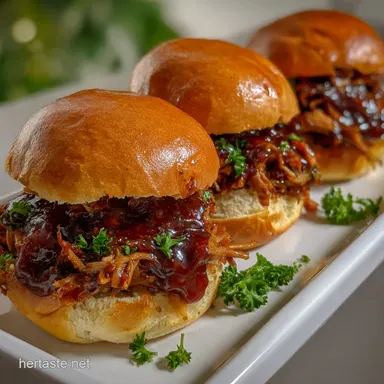 Tailgating Recipes: Championship Pulled Pork Sliders Recipe Card