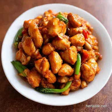 TakeawayStyle Cashew Chicken Better Than the Shop Recipe Card