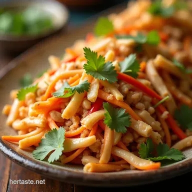 Tangy Peanut Crunch Asian Coleslaw Recipe 20 Mins Recipe Card