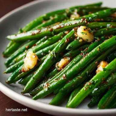 Garlic Butter Green Beans Recipe: Tender, Crisp, and Ready in 25 Minutes Recipe Card