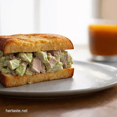 The Absolutely Perfect Tuna Salad Sandwich | Quick & Easy Recipe Card