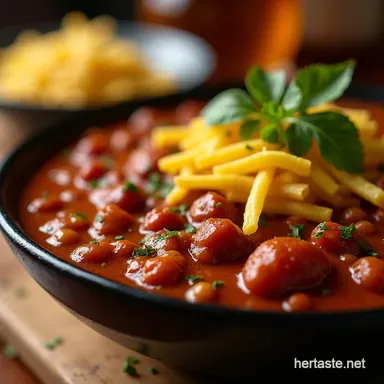 Big Game Chili CrowdPleasing Comfort Serves a Gang Recipe Card