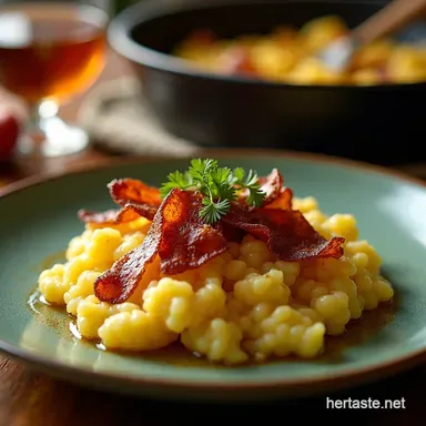 Classic Colcannon Recipe with Brown Butter Crispy Pancetta Recipe Card