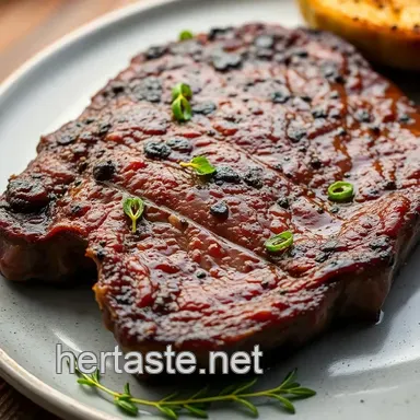 Juicy medium steak, Restaurant Style at Home! Recipe Card