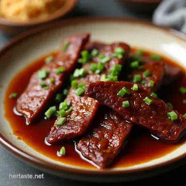 My Secret Classic Teriyaki Beef Jerky Sweet Recipe Pro Slicing Tips