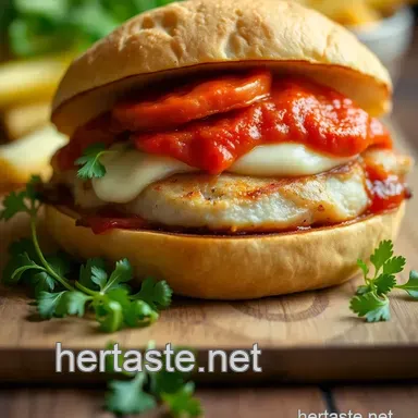 The Knockout Chicken Parm Sandwich: Proper Goodness! Recipe Card