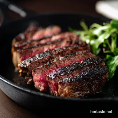 Cast Iron Skillet Steak RestaurantStyle at Home Recipe Card