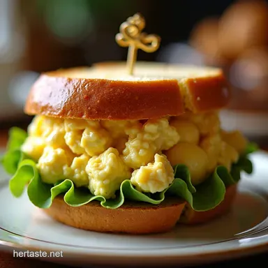 The Quintessential Creamy Egg Salad Sandwich Recipe Recipe Card