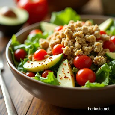 Classic Cobb Salad Bowl My Easy Delicious Recipe Recipe Card