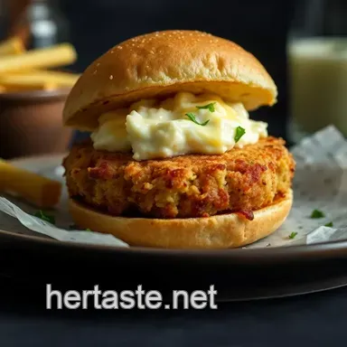 The Ultimate Classic Crab Cake Sandwich: Crisp, Juicy & Full of Flavor Recipe Card