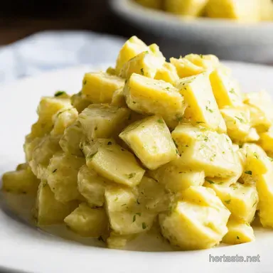 Classic Potato Salad My GoTo Recipe with a British Twist Recipe Card