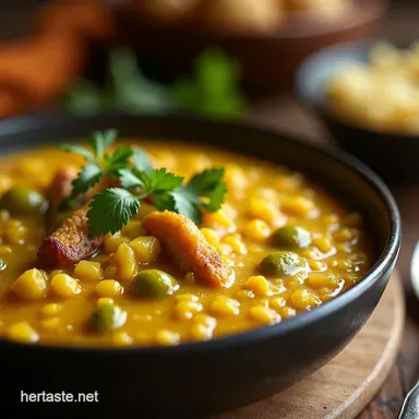 My GoTo Khichdi Recipe Restorative Easy OnePot Indian Comfort Bowl Recipe Card