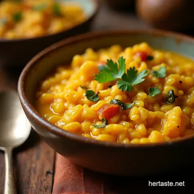 My GoTo Khichdi The Ultimate Instant Pot Comfort Porridge Recipe Recipe Card