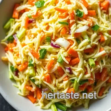 The Ultimate Creamy (But Not Too Creamy!) Coleslaw presentation