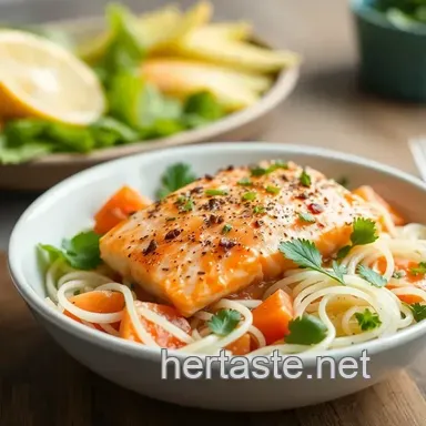 Sunshine Salmon Bowl: Quick & Healthy Dinner!