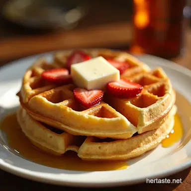 Fluffy Buttermilk Waffles My Familys Crispy Secret Recipe Card