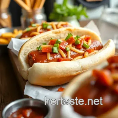 Gourmet Hot Dog Bar: Build Your Own Dream Dog! Recipe Card