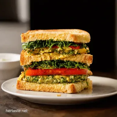 18 Vegan Sandwiches So Good Mediterranean Veggie Stack Recipe Card