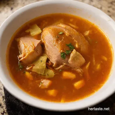 Turkey Carcass Soup Best Way to Use Thanksgiving Leftovers Recipe Card