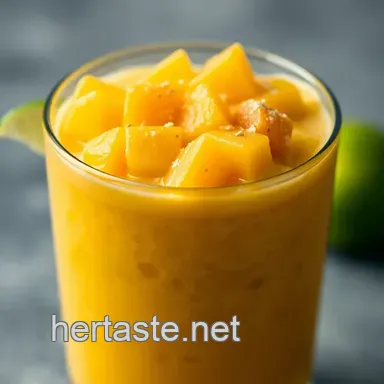 Tropical Sunrise Smoothie: My Taste of Paradise! Recipe Card