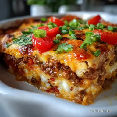 Beef Enchilada Casserole: The Easy, Ultra-Comforting Family Bake Recipe Card