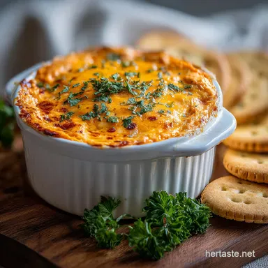 Ultimate Spicy Creamy Buffalo Chicken Dip Recipe: Oven-Only Baked Recipe Card