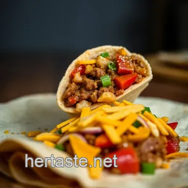 Ultimate Homemade Crunchwrap: Your New Taco Night Hero! presentation