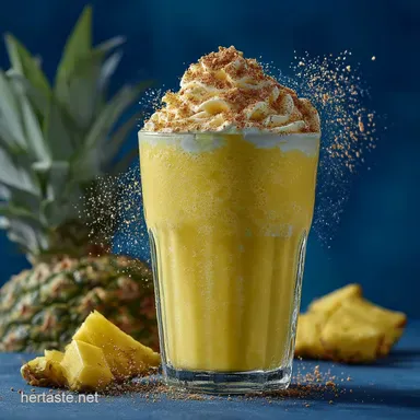 Pineapple Smoothie: Ultimate Pina Colada Power Drink Recipe Card