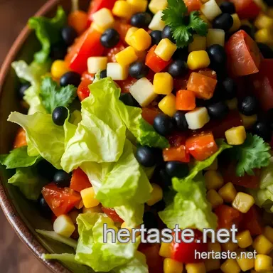 Ultimate Taco Salad: A Flavorful Fiesta in a Bowl presentation